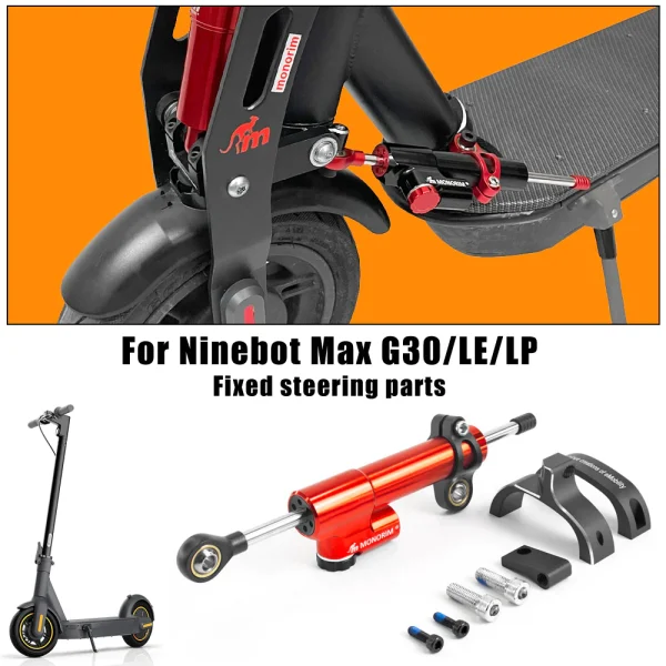 Monorim Steering Damping, Damper for Segway Ninebot MAX G30 Scooter - Image 4