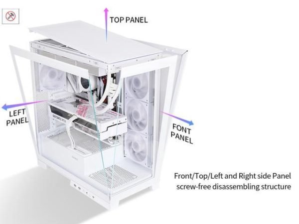 Sama 4503 Computer Case with Unique Side Tempered Glass - Image 7