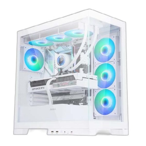 Sama 4503 Computer Case with Unique Side Tempered Glass - Image 8