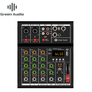 Professional Portable Digital Dj Console with USB Mixer Cross Border Live Singing 4 Channel Audio Mixer