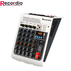 Newest Mini 6-channel USB audio mixer with Blueteeth function 48V fantasy power multi-function mixer