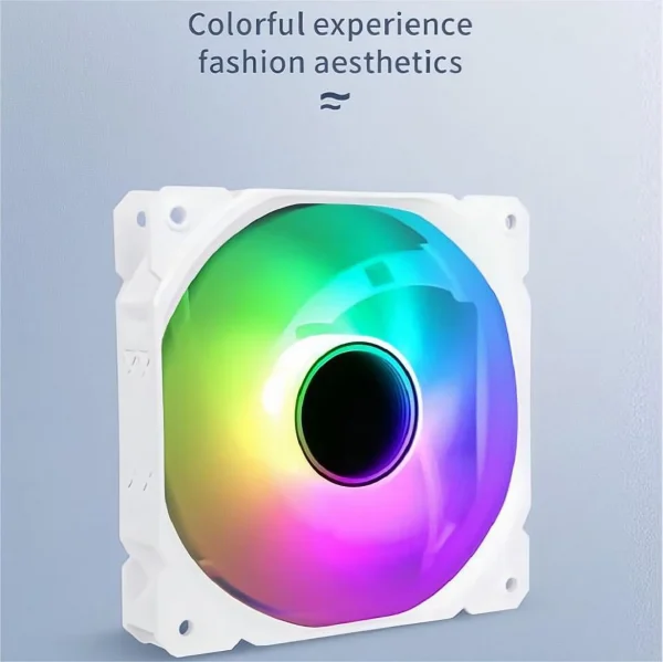 SAMA IMB 3Packs ARGB PC Case Fans with 6pin Fan Hub 120mm Fan Infinite Mirror 12V 5V 3Pin High Airflow Quiet Computer Cooling Case Fans - Image 3