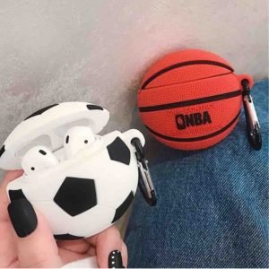 Football / Basketball silicone case for AIRPODS Gen 1 / 2 / PRO