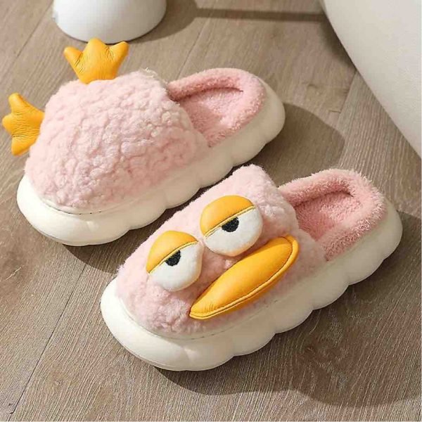 Unisex Indoor Plush Duck Slipper - Image 3