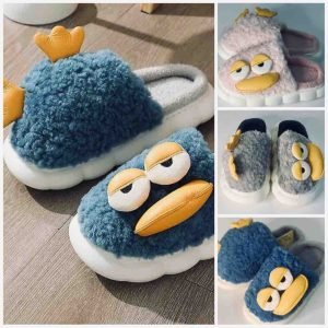 Unisex Indoor Plush Duck Slipper