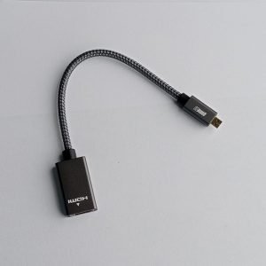 Game On Micro HDMI Male to HDMI Female Adapter Cable