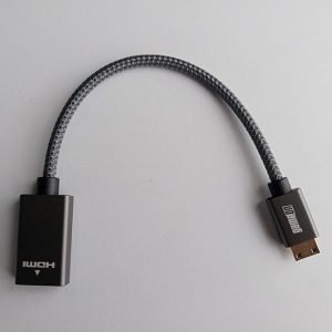 Game On Mini HDMI Male to HDMI Female Adapter