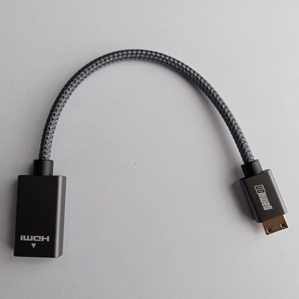 Game On Mini HDMI Male to HDMI Female Adapter