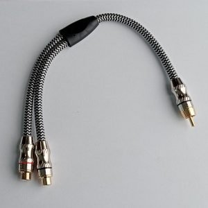 Game On RCA Male to 2RCA Female Adapter Cable