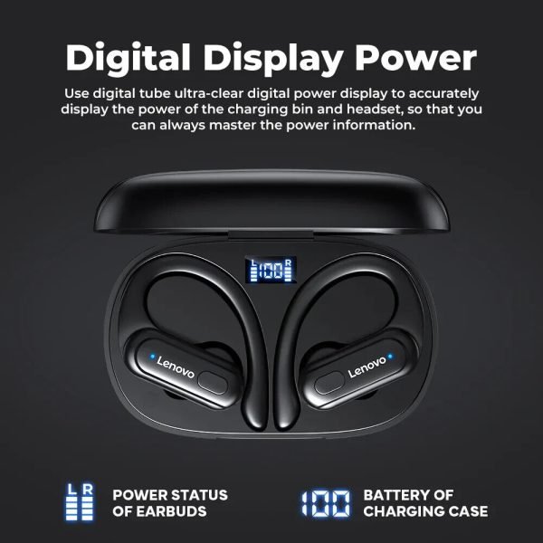 Lenovo XT60 Bluetooth 5.3 Earphone True Wireless Sports Headphones Touch TWS With Mic Noise Reduction Earbuds Waterproof Headset - Image 4