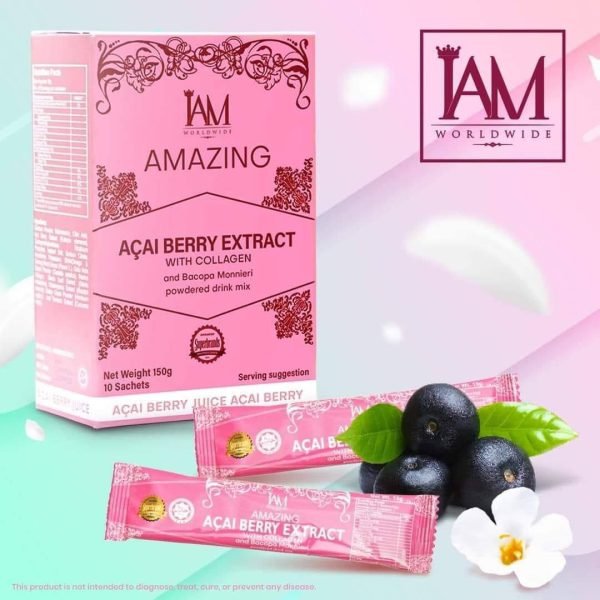 Amazing Acai Berry Extract with Collagen and Bacopa Monnieri