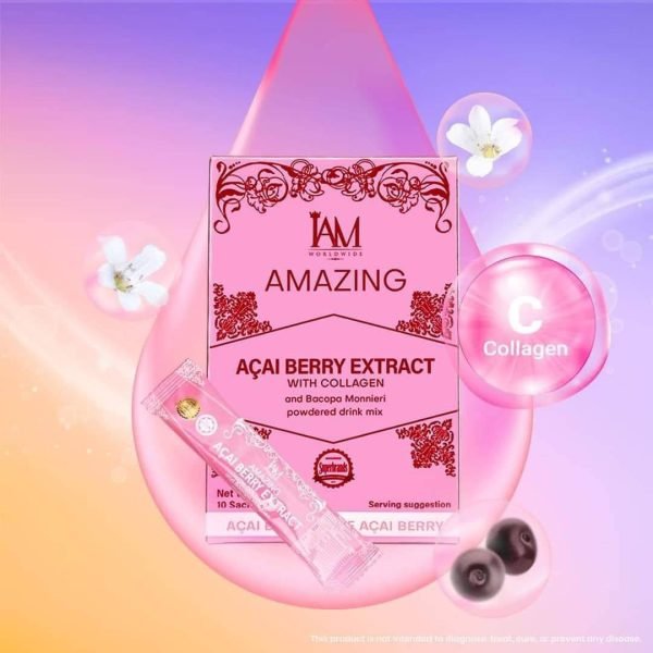 Amazing Acai Berry Extract with Collagen and Bacopa Monnieri - Image 2