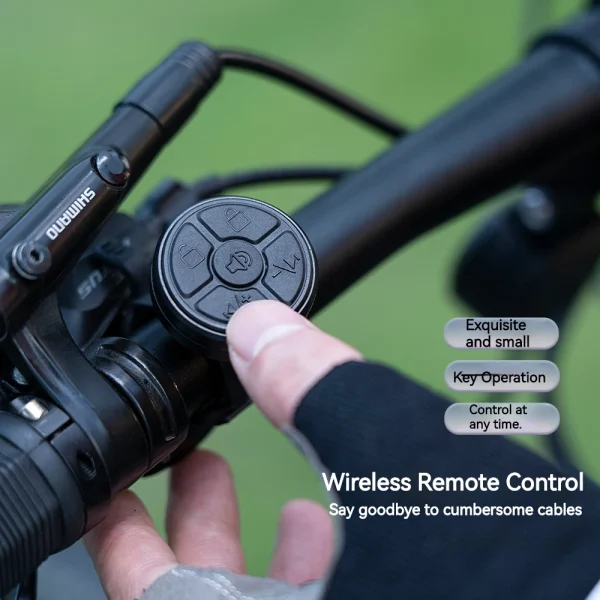 ENLEE USB Charge Bicycle Electric Bell Cycle Motorcycle Scooter Trumpet Horn Anti-theft alarm Siren & Remote Control - Image 5