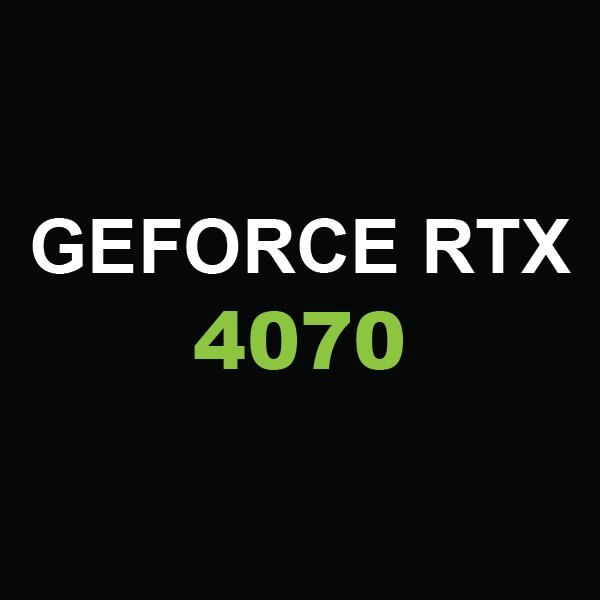 GeForce RTX 4070 12GB Graphics Card 2x