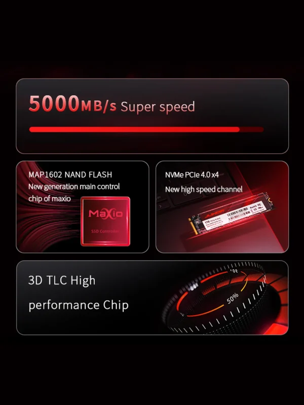 Juhor M.2 Series SSD 2TB PCI e 4.0x4 - Image 2