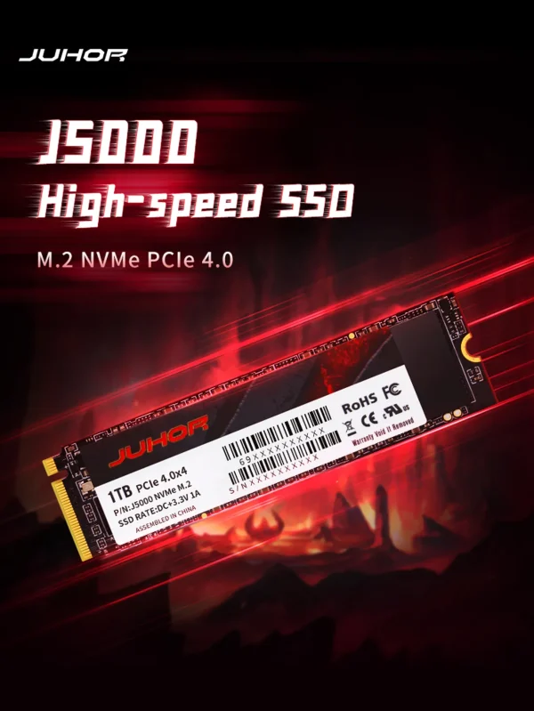Juhor M.2 Series SSD 2TB PCI e 4.0x4 - Image 4