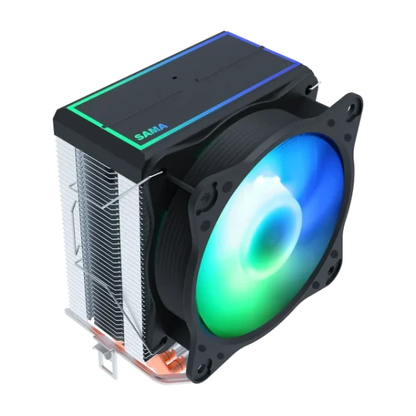SAMA KA450DW RGB CPU Air Cooler 9cm PWM Fan 4 Copper Heat Pipes For AMD/Intel