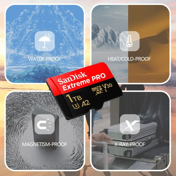 SanDisk Extreme Pro Micro SD Card SDXC UHS-I 256GB 128GB 64GB U3 V30 200MB/s Read - Image 6