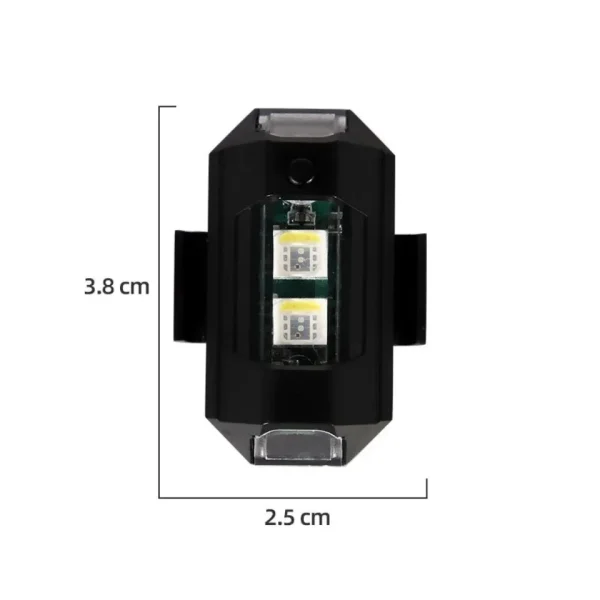 Universal LED Anti-collision Warning Light Mini Signal Light - Image 3