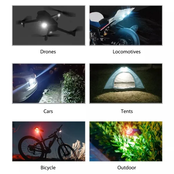 Universal LED Anti-collision Warning Light Mini Signal Light - Image 2