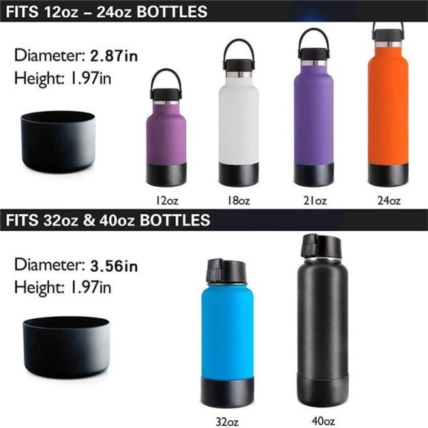 Aquaflask, Hydro Flask Bottle 32oz 40oz Handle with Paracord Strap Water Bottle Boot Silicon Cover and Handle Paracord Set - Image 2