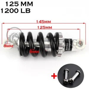 Rear Suspension Shock 125mm 1200LB