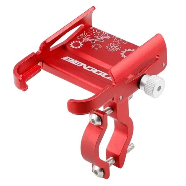 Phone Holder 360° Rotation Aluminum Alloy MTB Bike Phone GPS Bracket Scooter Motorcycle Handlebar - Image 2