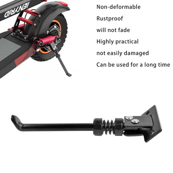 Foot Support For 10/8Inch Electric Scooter Aluminum Alloy Side Foot Parking Rack Extended Parking Bracket Scooter Accessory - Image 3