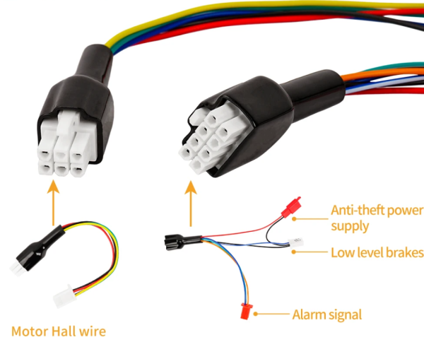 Sine Wave Controller 48V 60V 2500W 72V 3000W Electric Bicycle Brushless DC Controller 50A high power Scooter Motor Controller - Image 2