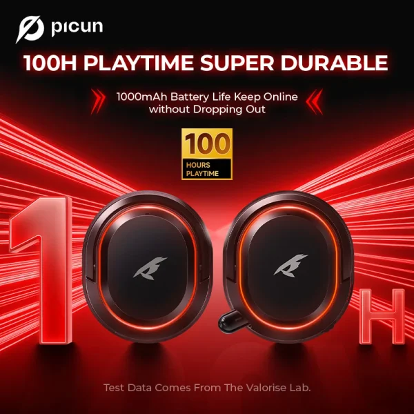 Picun G2 2.4G Wireless Gaming Headset Bluetooth Headphones - Image 3