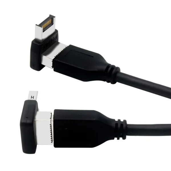 USB Connector Adapter USB3.1 Type-E 90 Degree Converter Adapter Case Front Type C Socket Desktop Computer Motherboard Connector - Image 4