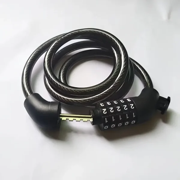 Multifunctional 5-Digit Combination Bike Lock - Image 2