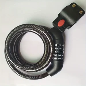 Multifunctional 5-Digit Combination Bike Lock