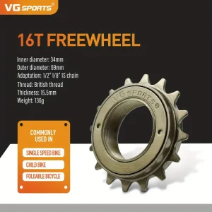 Bicycle Sprocket 16T Brown