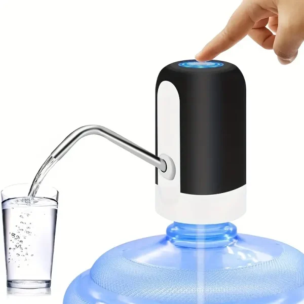 Rechargeable Electric Water Bottle Pump - Portable Automatic Drinking Water Dispenser