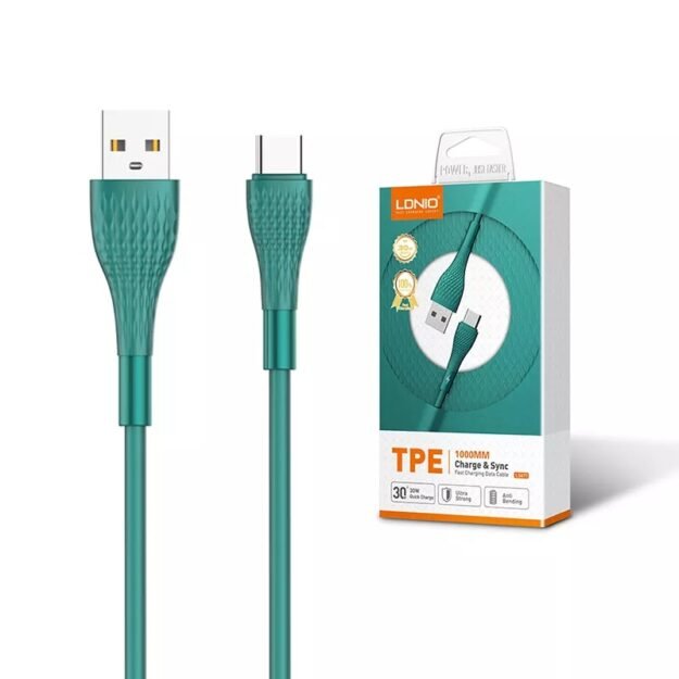 LDNIO 30w Fast Charging Cell Phone Charger C to USB