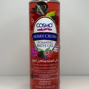 COSMO BEAUTE FOAMING BATH GEL BERRY CRUSH 1000ML