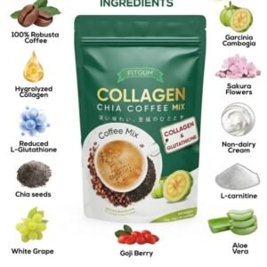 FITGUM Collagen Chia Coffee Mix